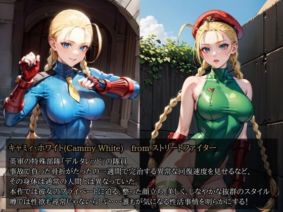 サンプル画像1:-ストリートファイター キャミィ-部隊の外のマル秘性活(AI Oasis) [d_359502]