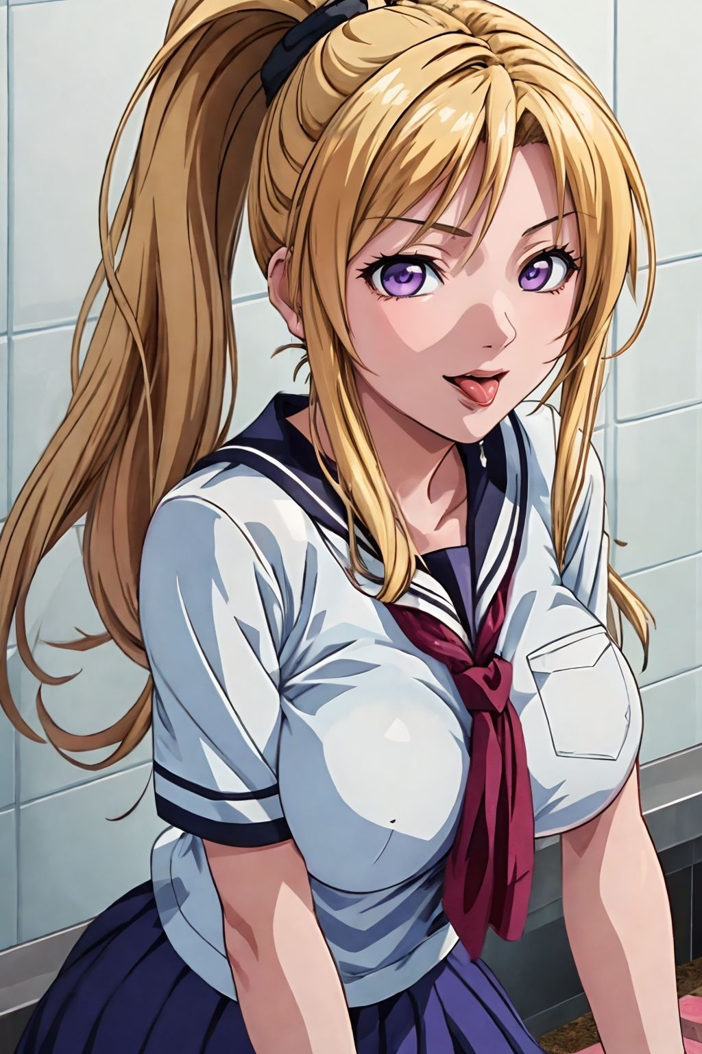 サンプル画像1:バイブルブラック 佐〇香織 高〇寛子(パワーズボっと) [d_359510]