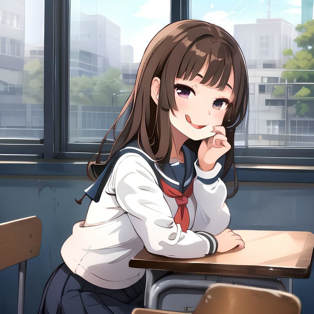 サンプル画像3:隣席(でんでん) [d_359552]