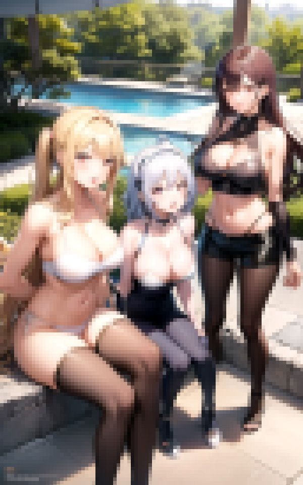 サンプル画像3:美女達の視線が何故かエロい(シンセンスセンセーションズ) [d_359633]