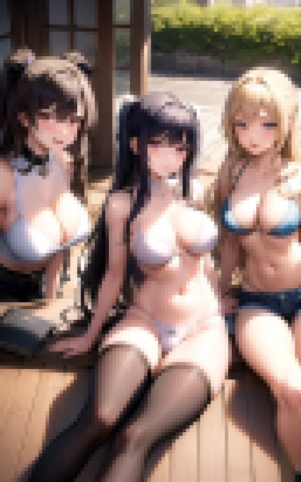 サンプル画像5:美女達の視線が何故かエロい(シンセンスセンセーションズ) [d_359633]