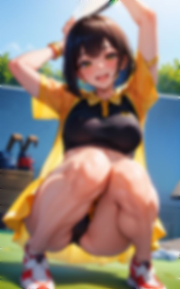 サンプル画像4:テニス少女はえちえちすぎる(panpanyama2) [d_359634]