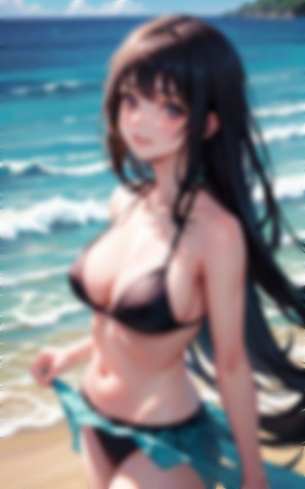 サンプル画像5:誰もいない海で(panpanyama3) [d_359636]