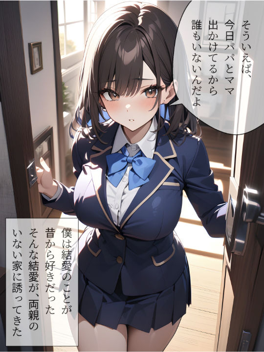 サンプル画像1:幼馴染が両親のいない家に誘ってきた件 東條結愛編(はつゆき) [d_359638]