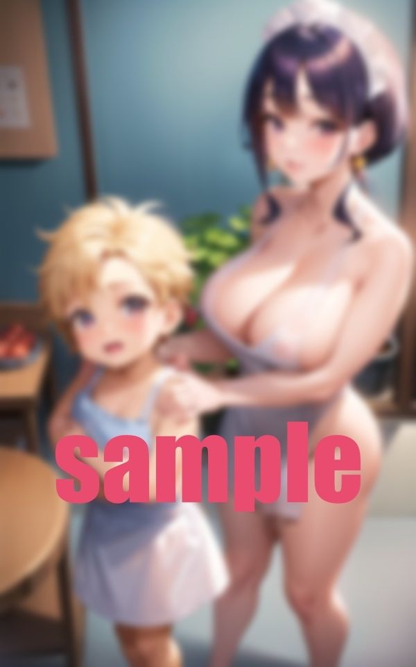 サンプル画像2:園だより-お父様へ！保育士のおっぱいを飲んでどんどん成長しています-(15) [d_359711]