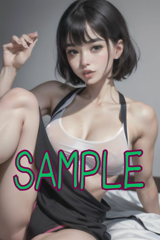 サンプル画像1:部活の後はロッカールームでHしたくなる…(AI美女氏) [d_359723]