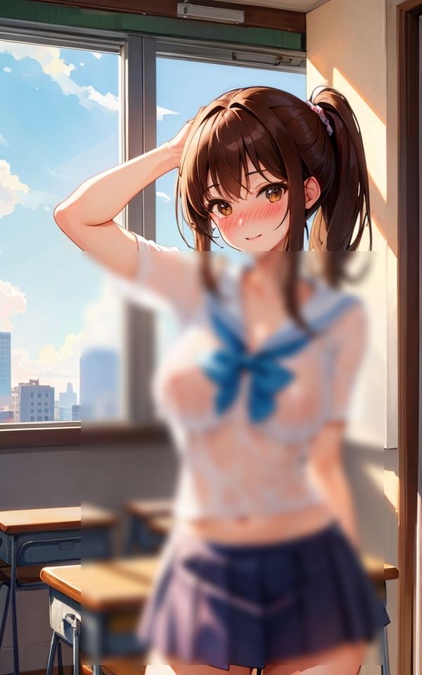 サンプル画像2:透けシャツ学園2 〜くすぐられる羞恥心〜(Chu-Cream) [d_359724]