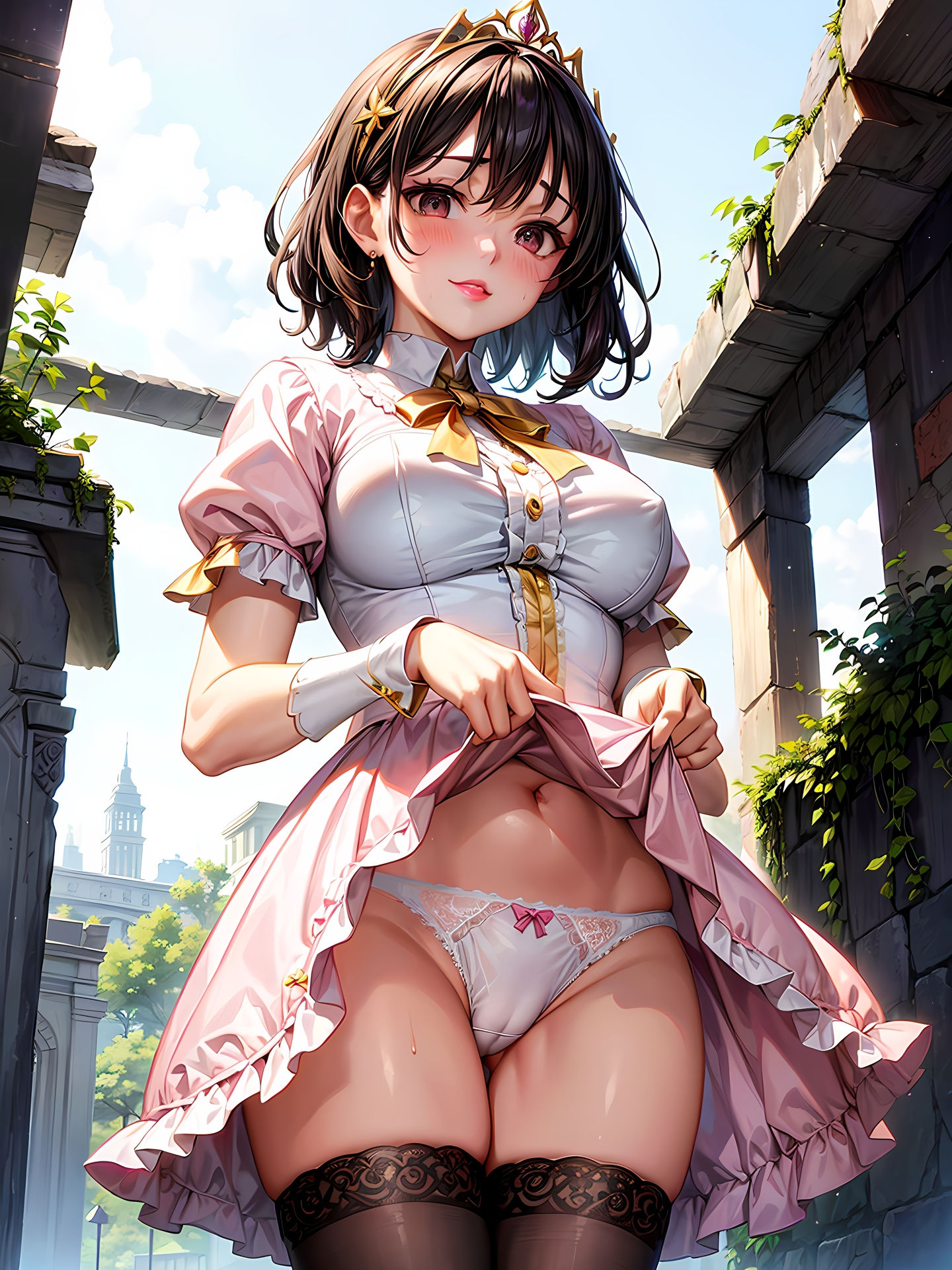 サンプル画像2:〜魔法少女アフター〜過去の素性がオタクの旦那にバレて、昔の衣装で写真を撮られるCG集(妄想サチュレーション) [d_359731]