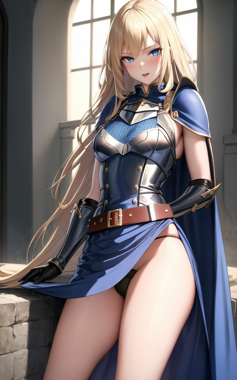 サンプル画像1:【超高画質グラビア写真集】陵●女騎士のしたぎ。ぬきの50枚〜1巻〜(ぬきぬきCG【AI】) [d_359755]