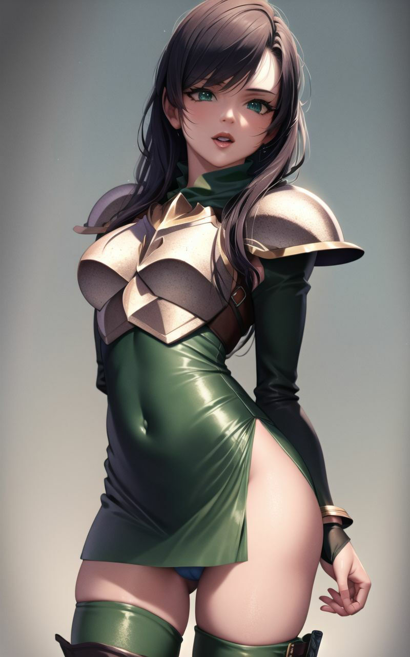 サンプル画像2:【超高画質グラビア写真集】陵●女騎士のしたぎ。ぬきの50枚〜1巻〜(ぬきぬきCG【AI】) [d_359755]