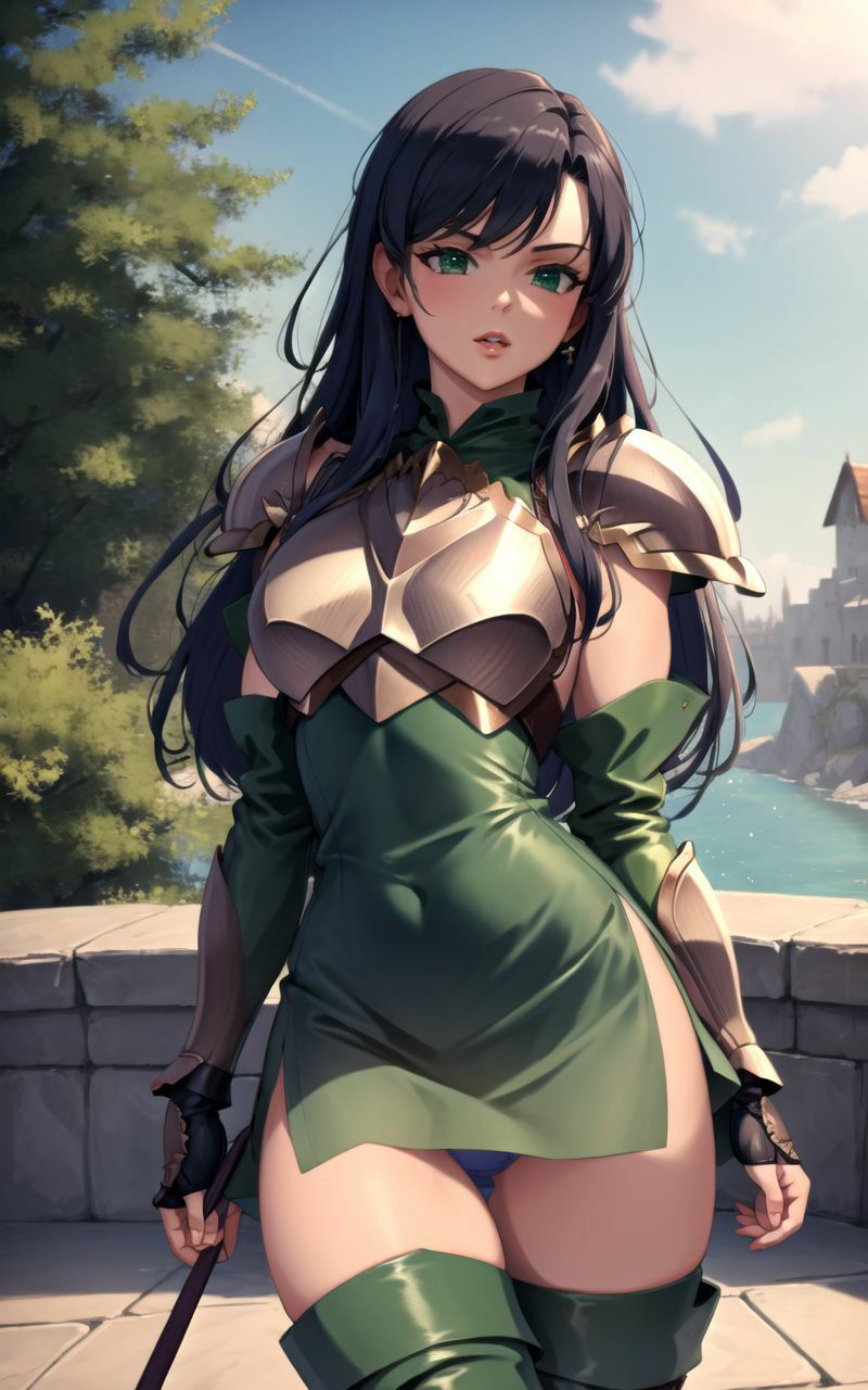 サンプル画像5:【超高画質グラビア写真集】陵●女騎士のしたぎ。ぬきの50枚〜1巻〜(ぬきぬきCG【AI】) [d_359755]