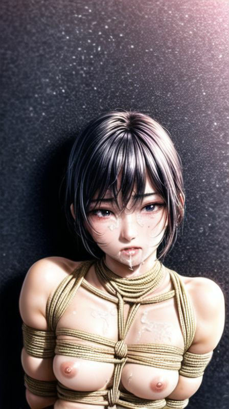 サンプル画像5:縄水着海水浴（貧乳）(AIイラストラボ) [d_359763]