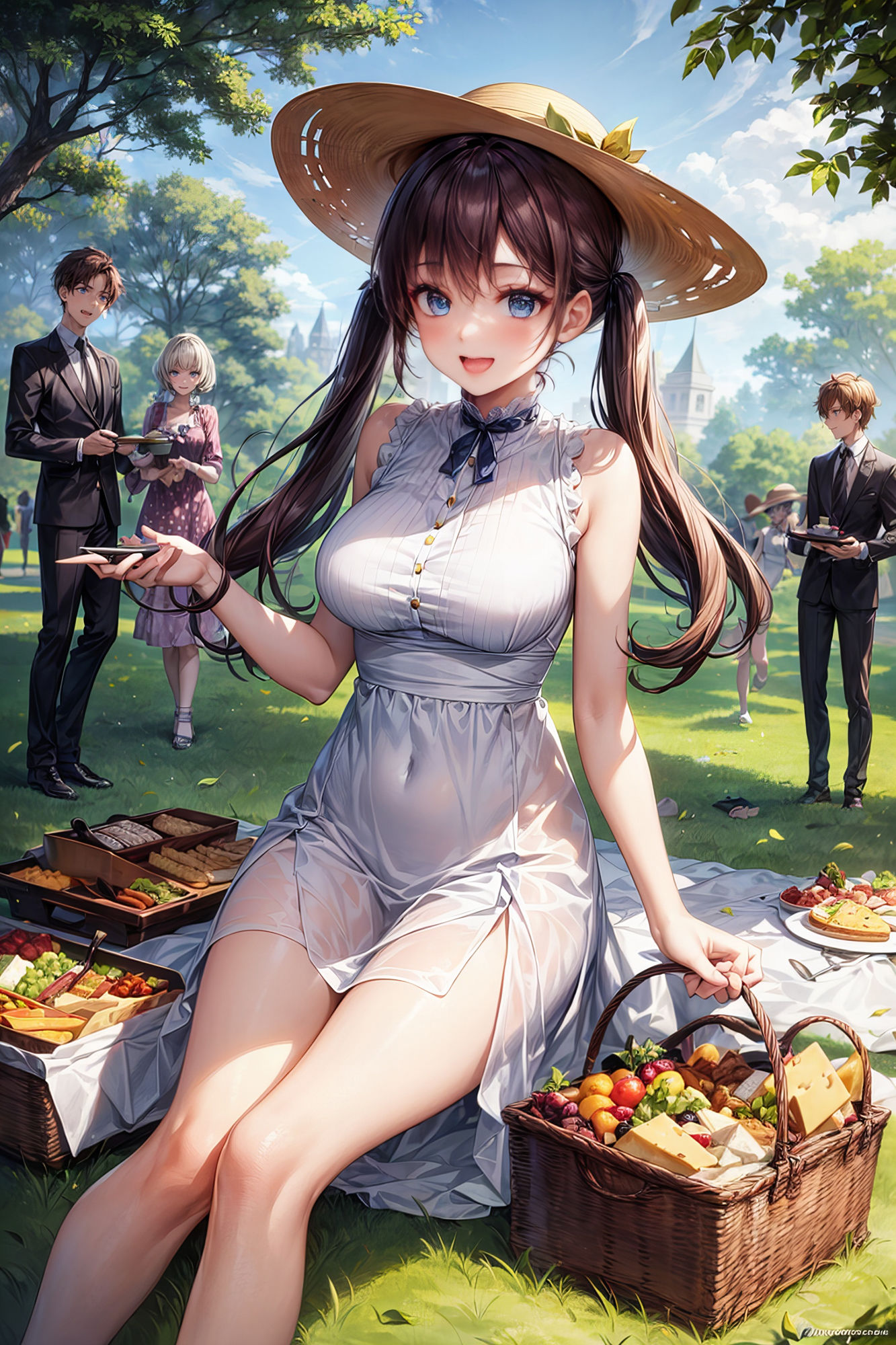 サンプル画像3:ジュクジュク ピクニック(ピクセル詩人) [d_359793]