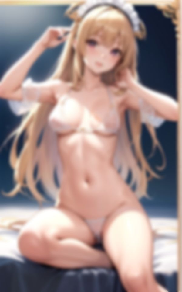 サンプル画像1:おてんば処女メイドとラブラブあまあま日常撮影記録集(AIジェネレーション) [d_359805]