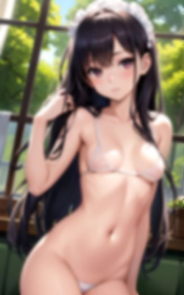 サンプル画像6:おてんば処女メイドとラブラブあまあま日常撮影記録集(AIジェネレーション) [d_359805]