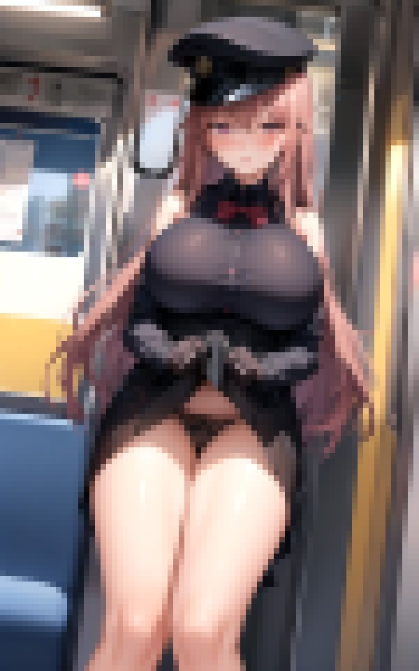 サンプル画像4:変態降臨〜電車の中で脱ぎ出す〜(センシャルシリコンストーリーズ) [d_359852]