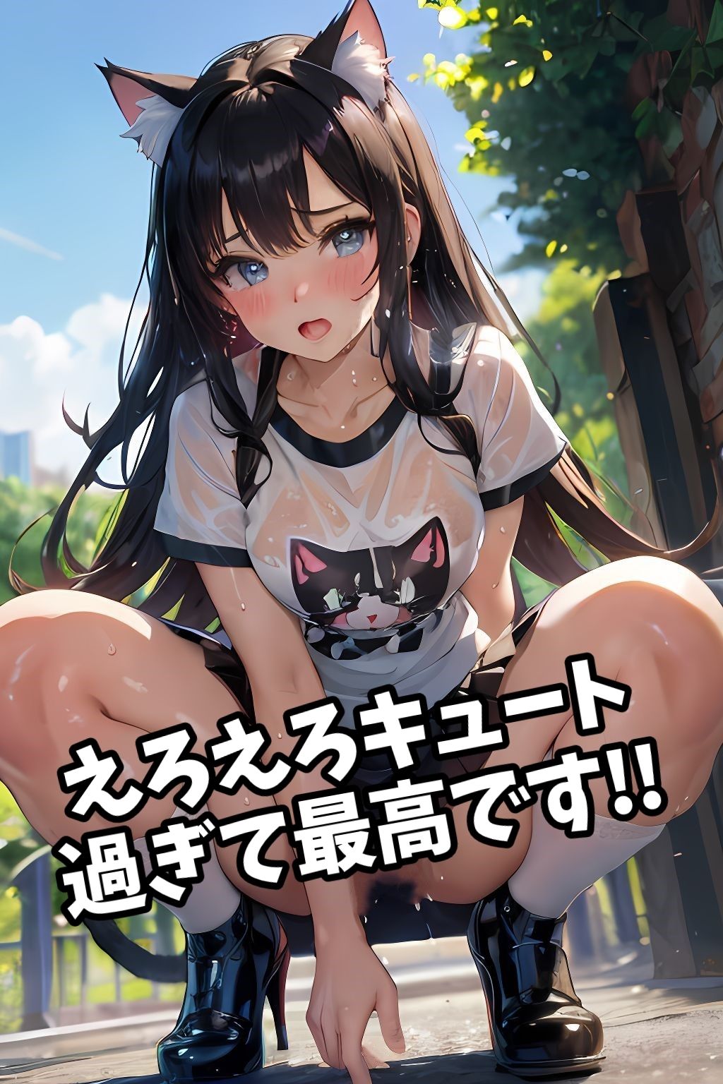 サンプル画像3:ちっぱいキャット(ANIANI AI) [d_359880]