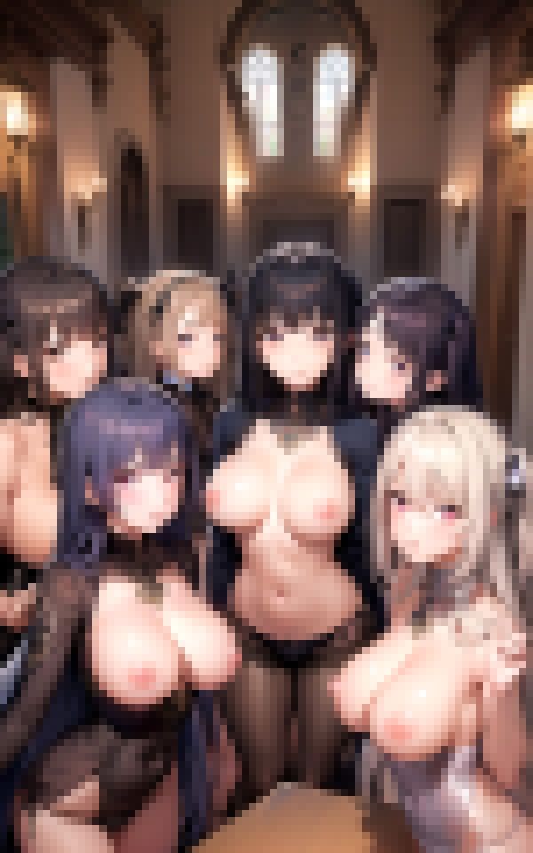 サンプル画像2:痴女っ娘達が集まり酒池肉林？(センシャルシリコンストーリーズ) [d_359893]