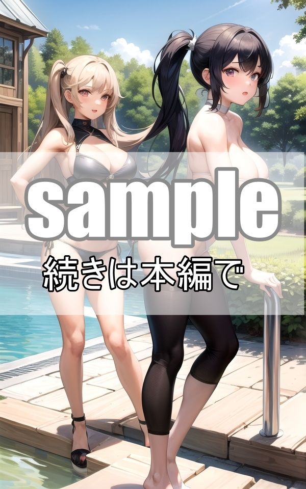 サンプル画像4:極少ビキニからこぼれ落ちる爆乳マシュマロおっぱい(電子媚薬集団) [d_359945]