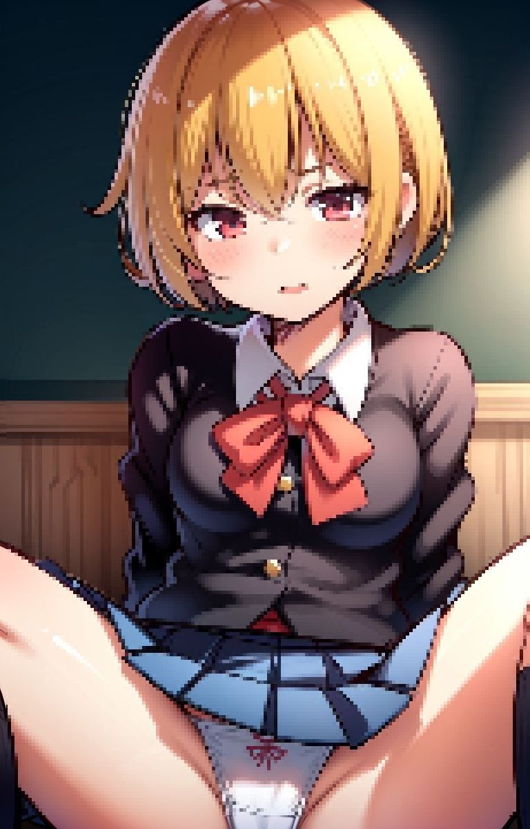 サンプル画像1:教え子JKがいやらしいポーズでセックスを誘ってくる(やらシコ) [d_359997]