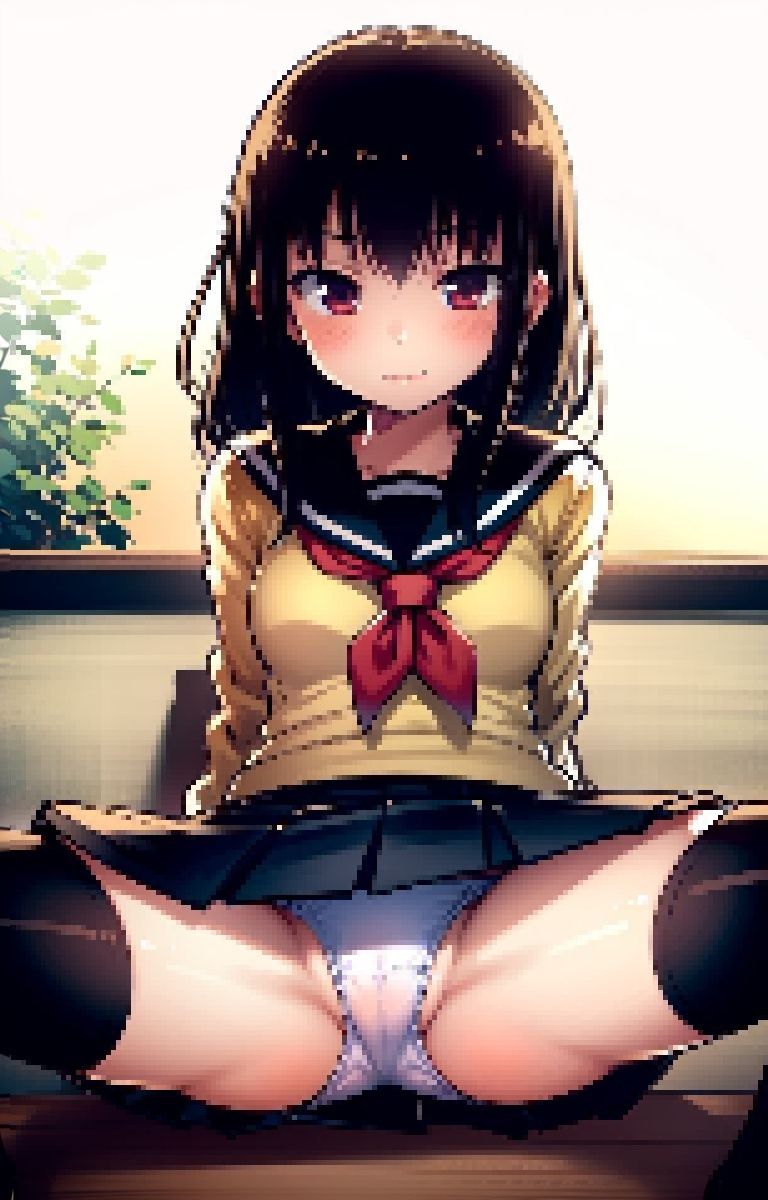 サンプル画像3:教え子JKがいやらしいポーズでセックスを誘ってくる(やらシコ) [d_359997]