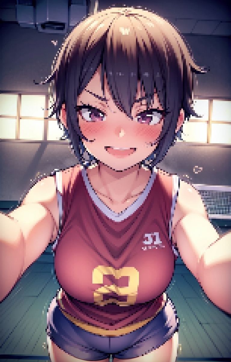 サンプル画像1:バレー部JK達と濃密合宿セックス！！(やらシコ) [d_360068]