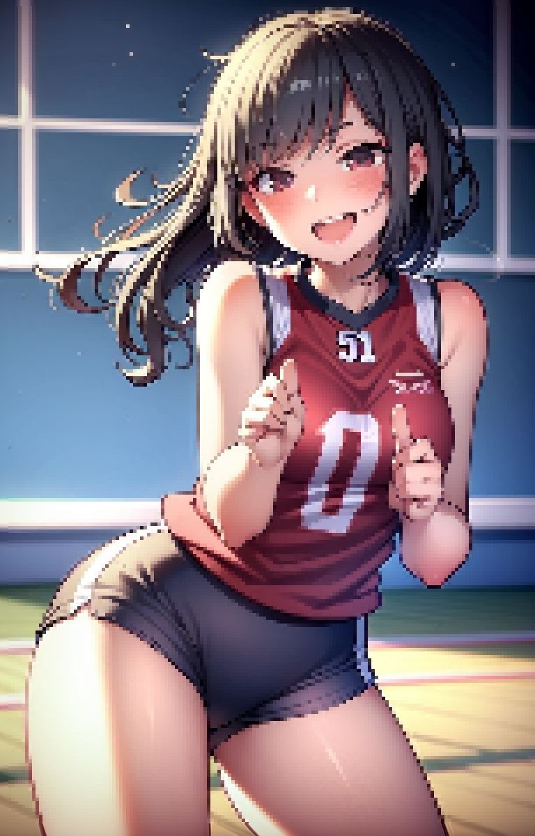 サンプル画像2:バレー部JK達と濃密合宿セックス！！(やらシコ) [d_360068]