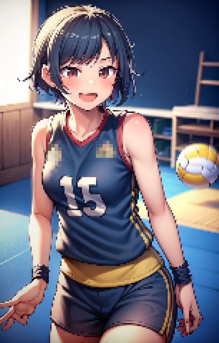 サンプル画像5:バレー部JK達と濃密合宿セックス！！(やらシコ) [d_360068]