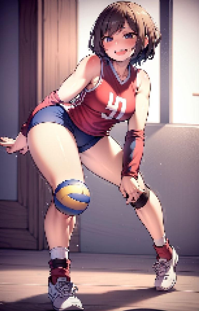 サンプル画像6:バレー部JK達と濃密合宿セックス！！(やらシコ) [d_360068]