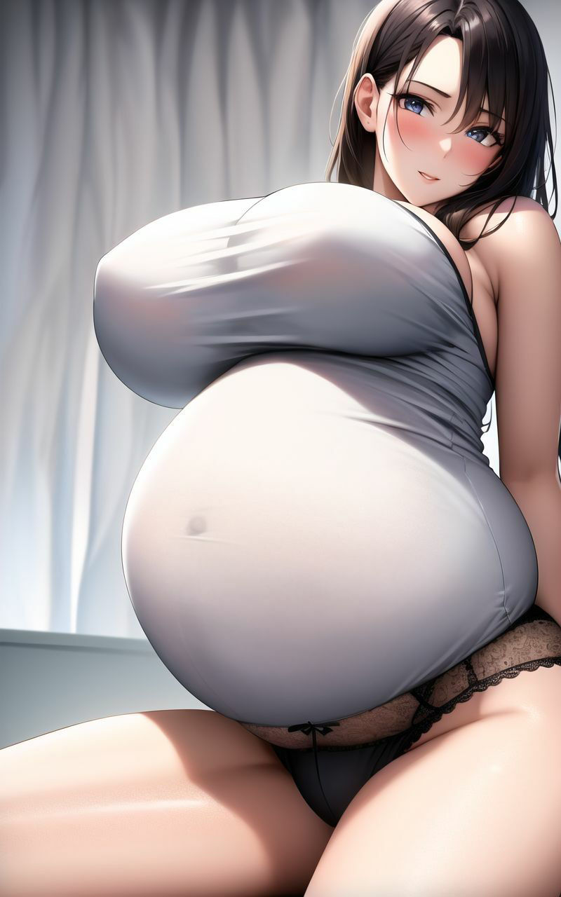 サンプル画像4:【超高画質グラビア写真集】妊婦の下着。癒しの50枚〜2巻〜(あふれる母性【AIイラスト】) [d_360072]