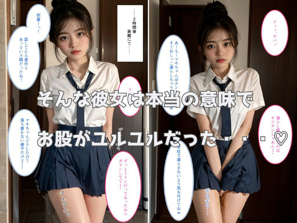 サンプル画像4:パパ活女子のおもらし温泉旅行(美少女太郎) [d_360157]