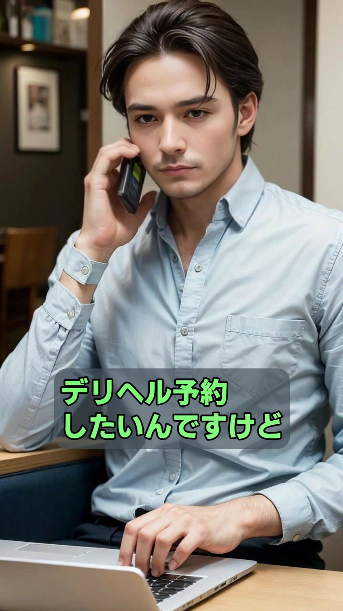 サンプル画像1:デリヘル呼んだらチンポが来た2【ふたなり・男の娘】チンポビンビンセックス動画 のどかスペシャル(コメットパンチ) [d_360193]