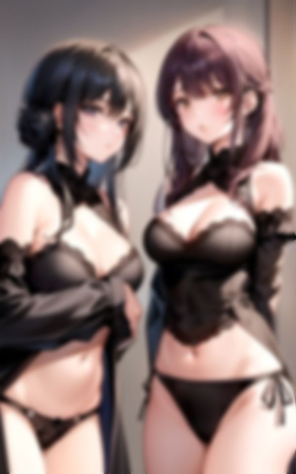 サンプル画像5:きわどい衣装で童貞くんを誘惑してくる淫乱露出美女(AIレボリューション) [d_360204]