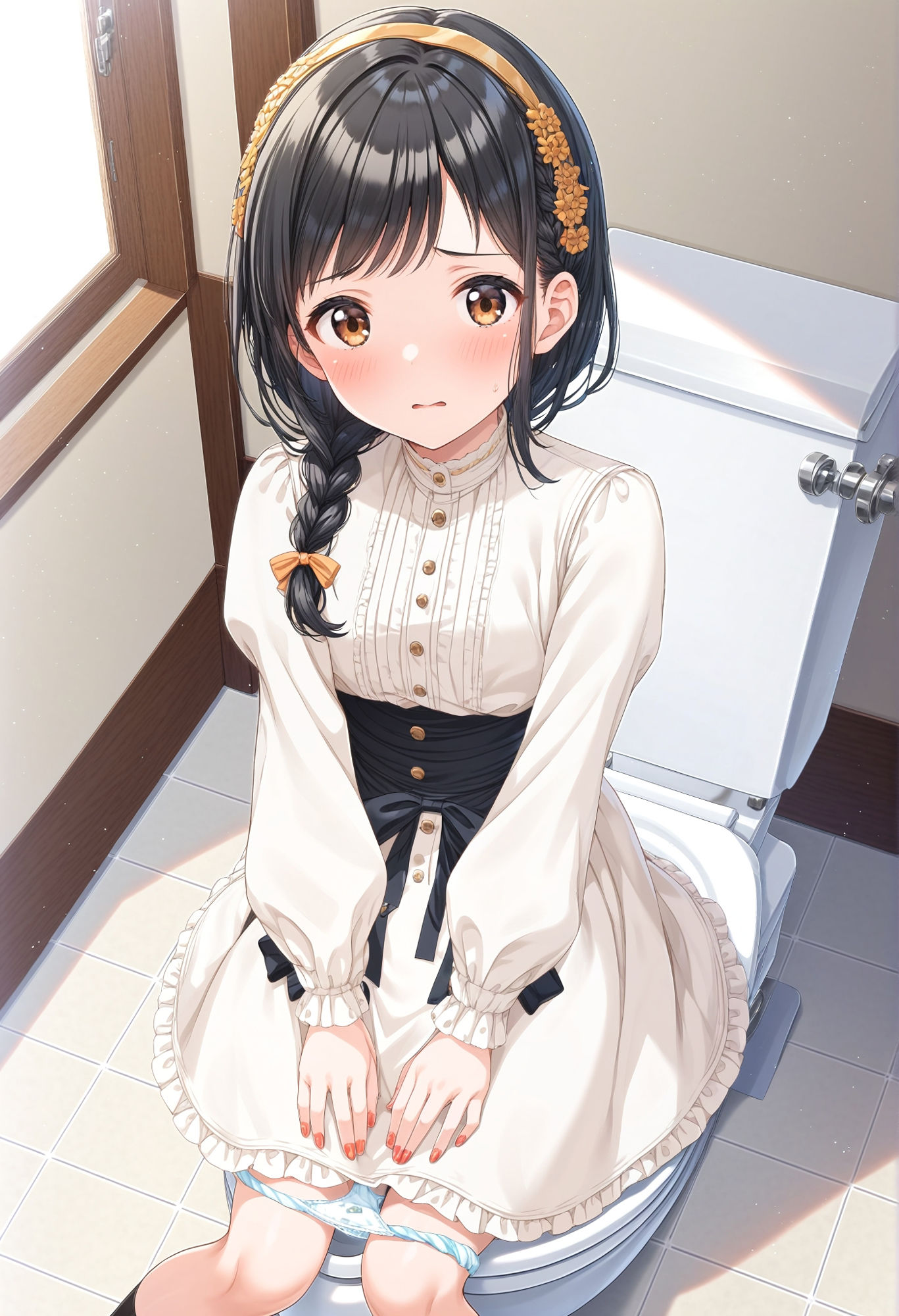 サンプル画像2:ゼミの可愛い女子生徒が後輩のヤリチン講師に食べられちゃったお話(絵心あいのAI生成アトリエ) [d_360246]