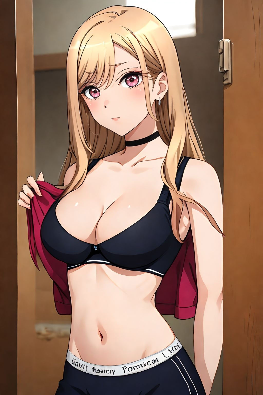 サンプル画像1:その着せ替え彼女 フェラする(水泳教室) [d_360271]