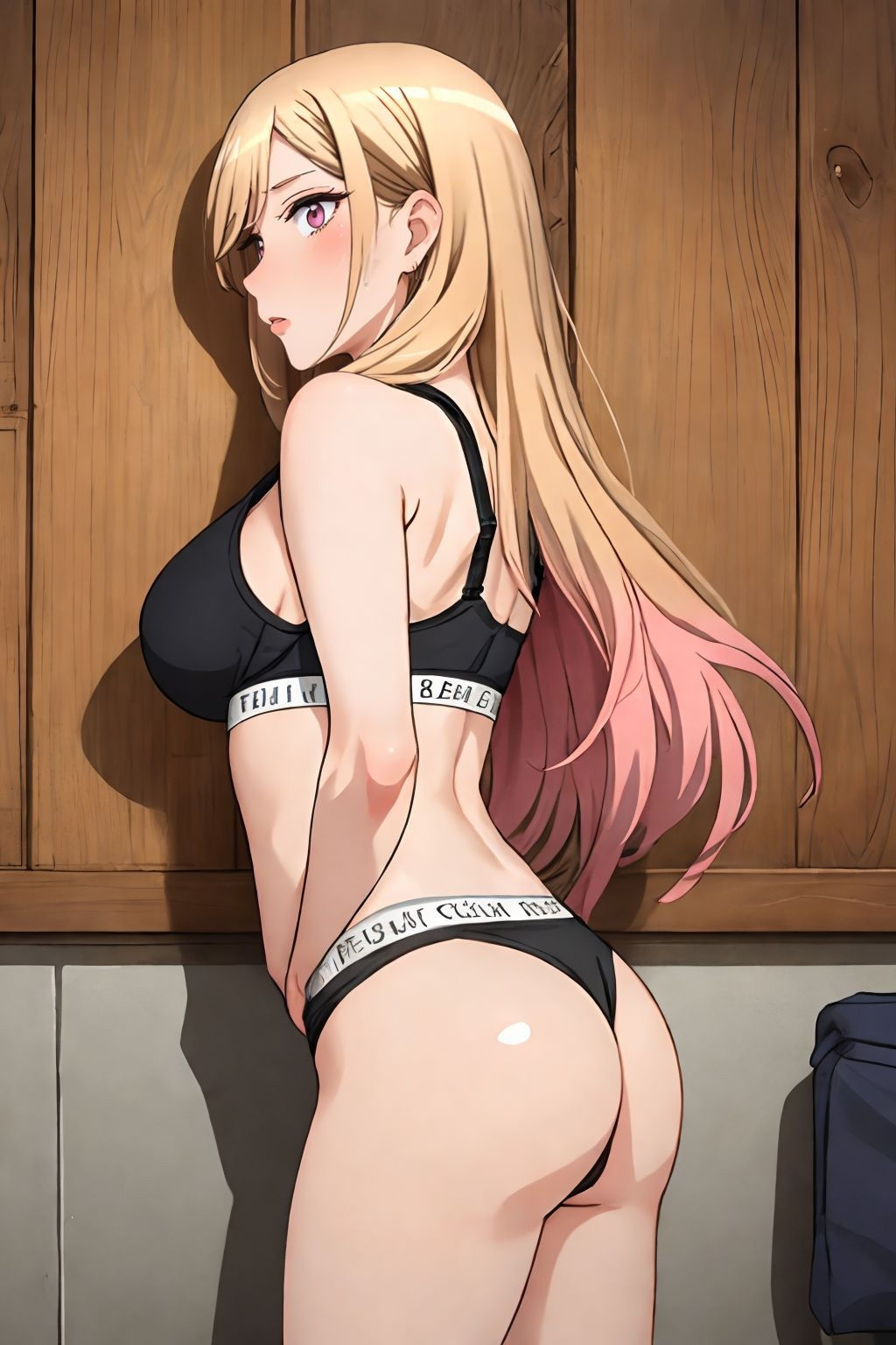 サンプル画像2:その着せ替え彼女 フェラする(水泳教室) [d_360271]