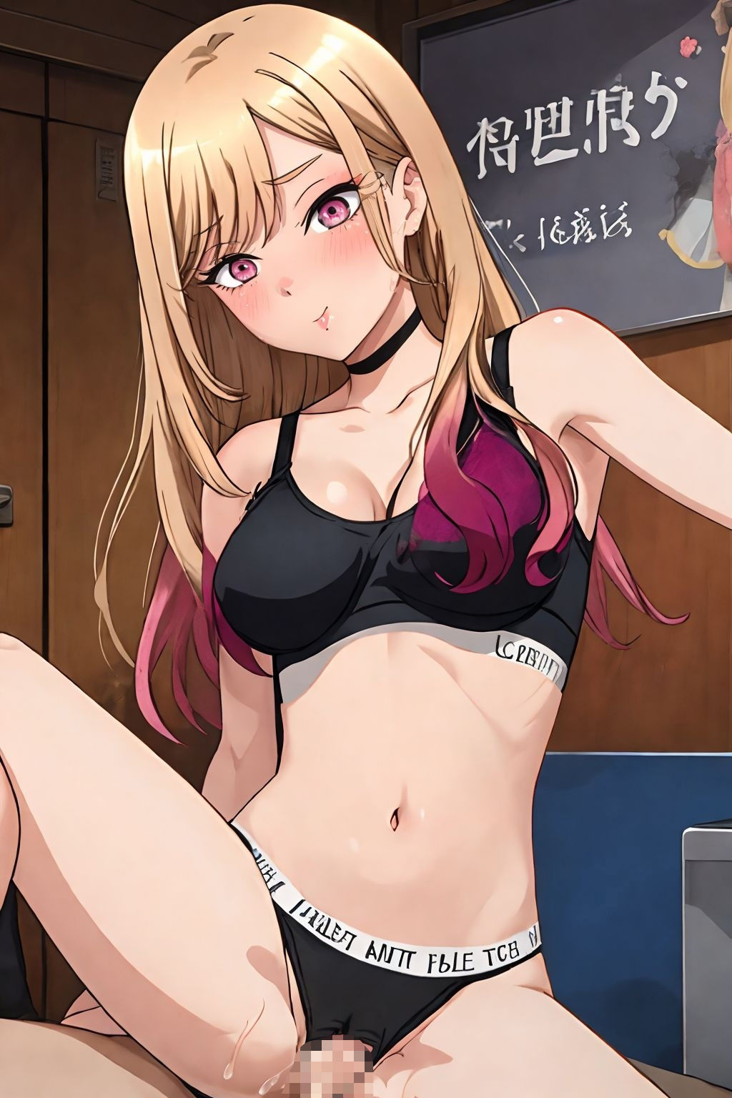 サンプル画像6:その着せ替え彼女 フェラする(水泳教室) [d_360271]