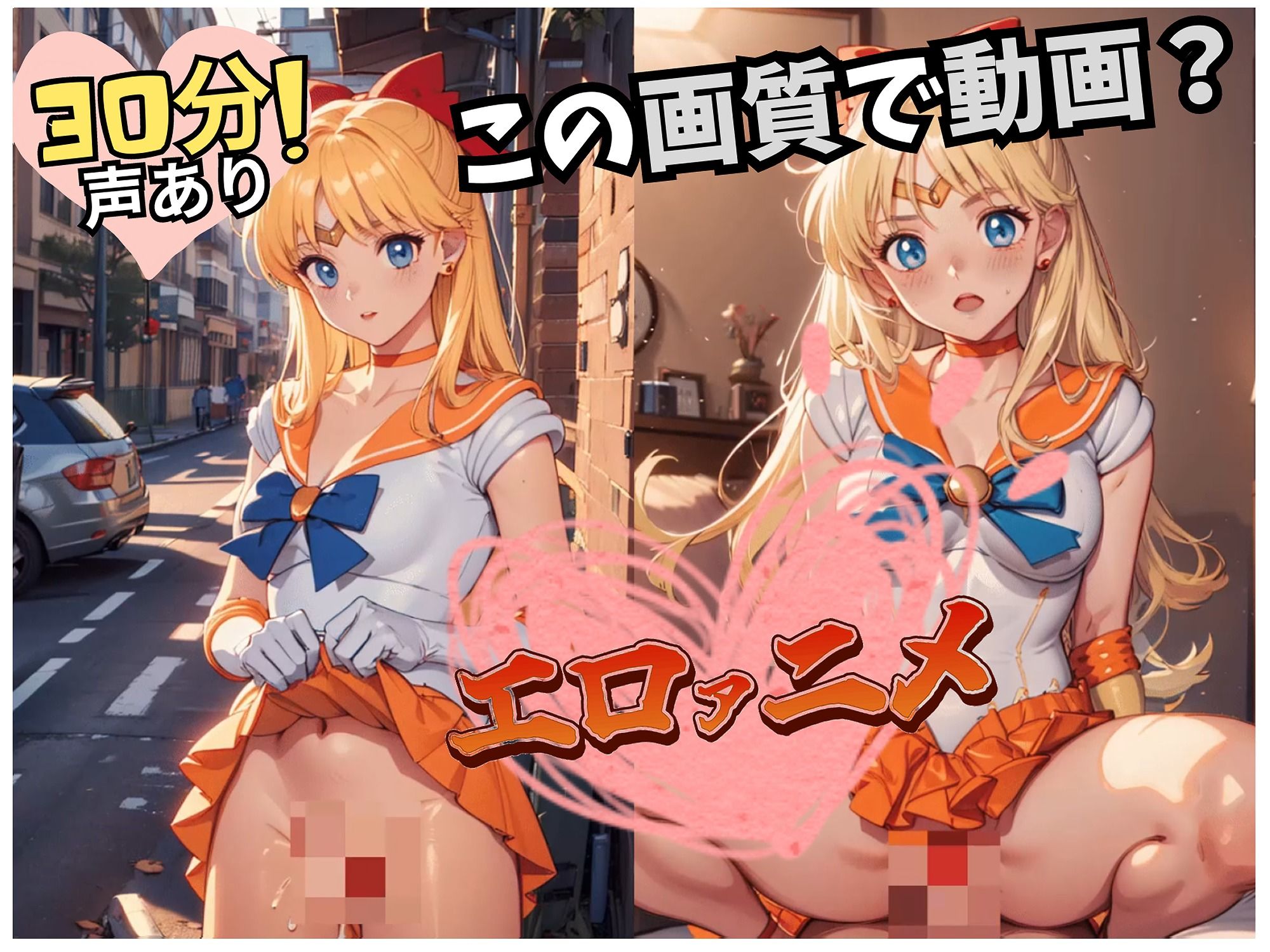 サンプル画像1:【30分動画】セーラー戦士のえっつぃ動画（美奈〇編）(AIスピリット) [d_360295]