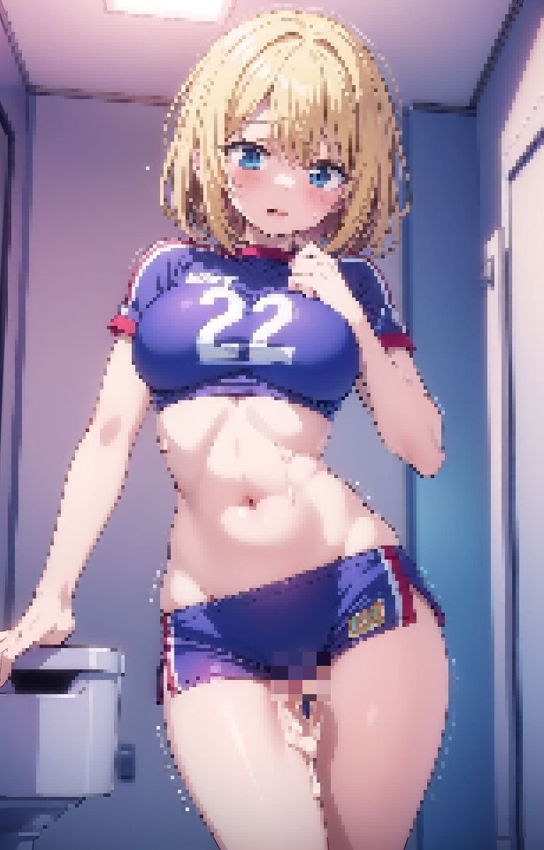 サンプル画像6:「こんなに射精たの？」バレー部女子をオナホ扱い！(ましゅまろしょこら) [d_360310]