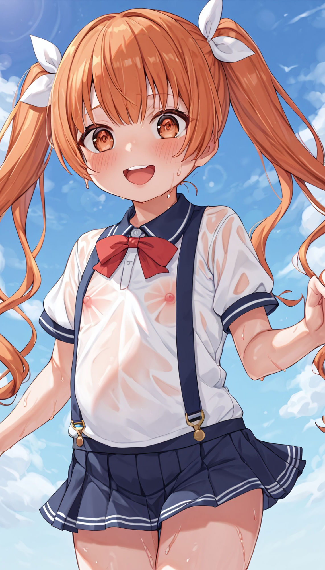 サンプル画像1:少女×制服×透け CG集(たけのこ檸檬) [d_360315]