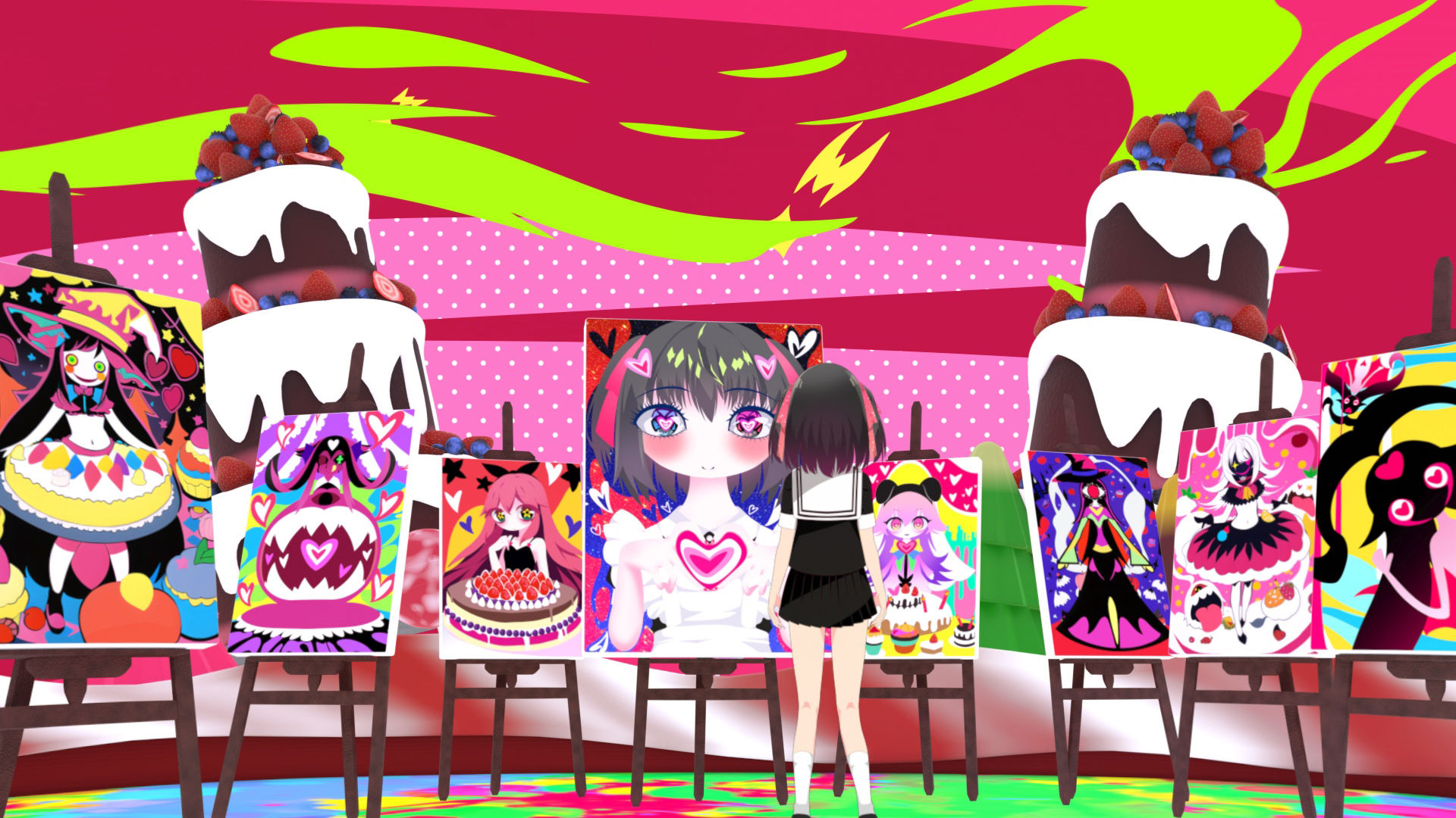 サンプル画像4:冥き乙女のリリーフィリア【ヤンデレ百合ホラーアニメ】(めうちゃんねる) [d_360352]