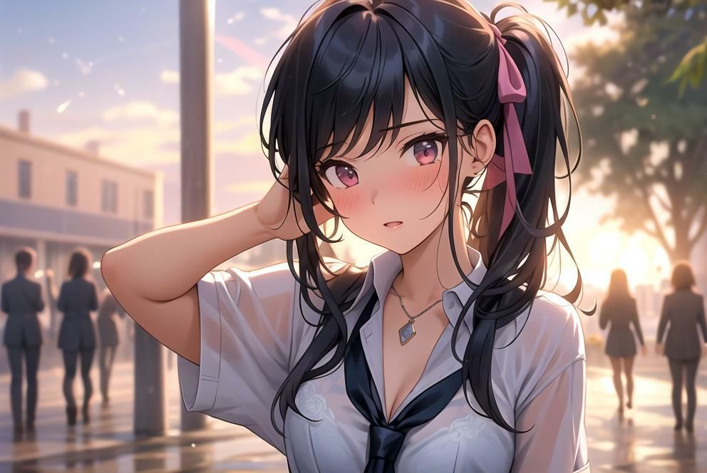 サンプル画像2:〜制服を脱いだら・・〜 今思えば、制服の布1枚だけが 理性を保ていた境界線だった… ふとしたトラブルから 目の前に広がった艶めかしい姿 きっかけを得た僕らは 終わりを知らなかった ＃3(美女の中指) [d_360396]