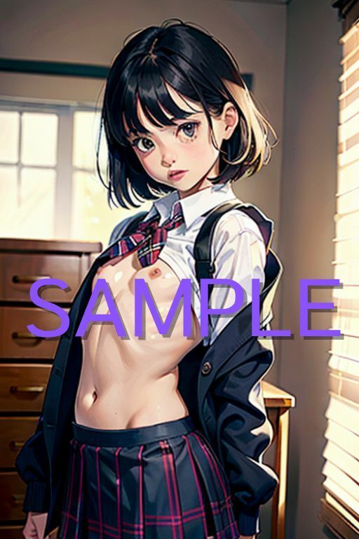 サンプル画像1:校内露出が最近のトレンドらしい(YNHC) [d_360441]