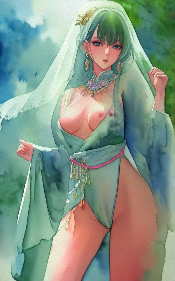 サンプル画像4:精霊たちの裸体(eromon) [d_360470]