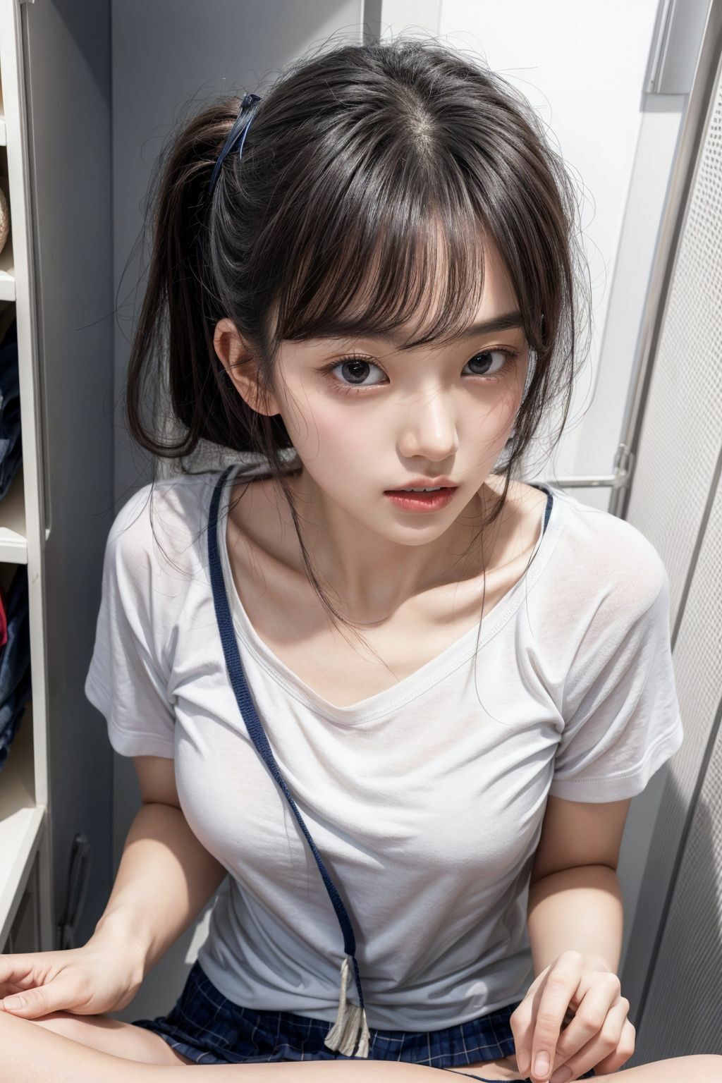 サンプル画像2:超絶かわいい水泳部員とH(もんもんちゃん) [d_360502]