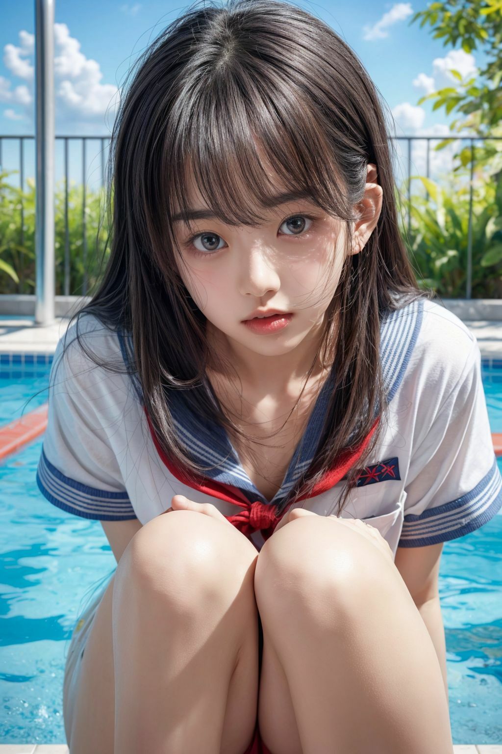 サンプル画像3:超絶かわいい水泳部員とH(もんもんちゃん) [d_360502]