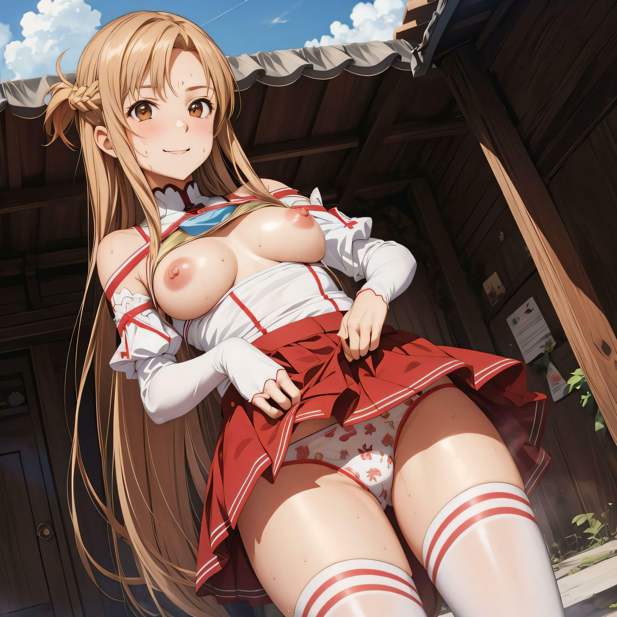 サンプル画像2:ソードパンツオンライン ア○ナの私生活(おもちゃ箱) [d_360548]