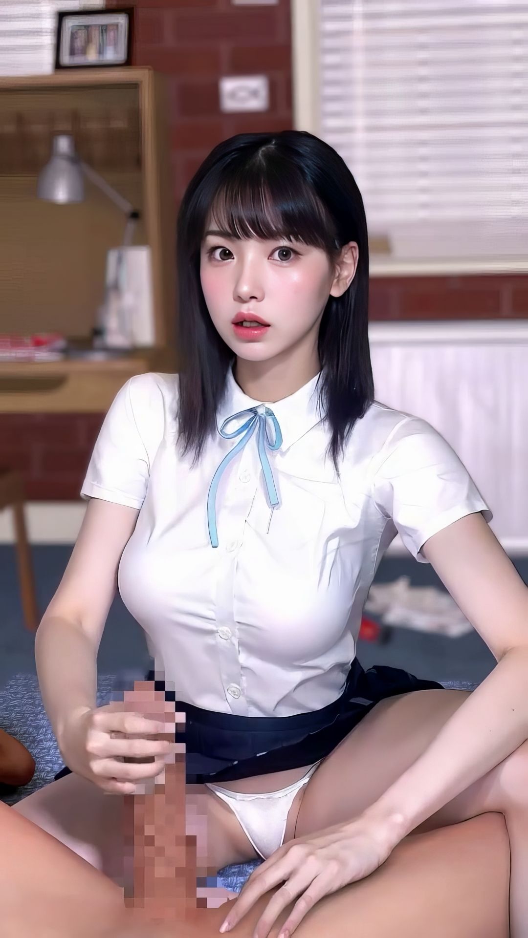 サンプル画像2:えちえちJKの日常【超絶表情・動作変化アニメ】(NeKoLo Studio) [d_360552]