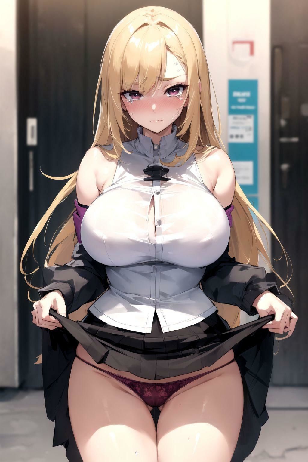 サンプル画像5:パンツチェックお姉さん(きゅうりの里) [d_360560]