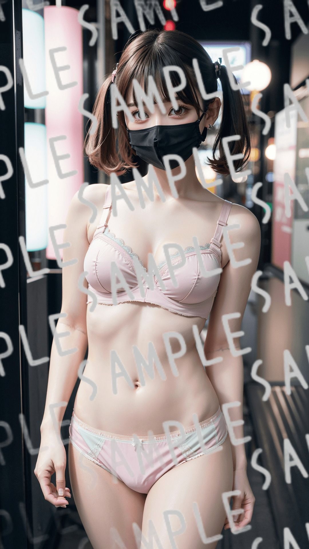 サンプル画像2:地雷美少女シリーズ下着露出編(AIグラビアRIU) [d_360626]